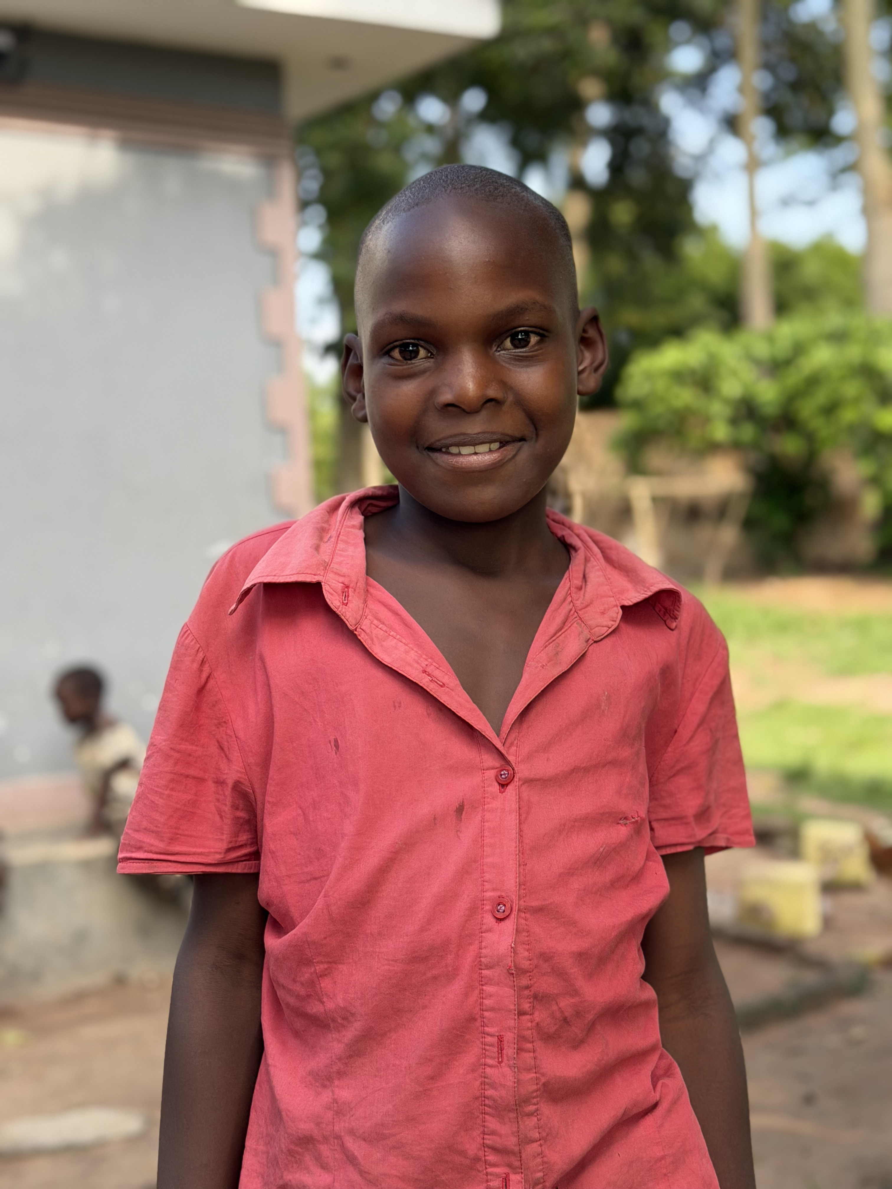 Smiling child portrait